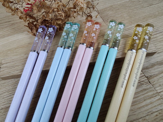Chopsticks personalisiert mit Motiv 5 Farben zur Wahl Chinesische Stäbchen mit Wunschgravur 24 cm Geschenk