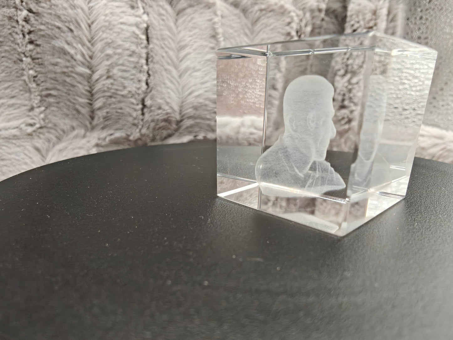 3D Foto im Kristall Würfel Kristallwürfel Gravur Fotogravur 30x30x30mm