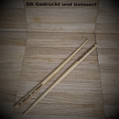 Chopsticks Essstäbchen 1 Paar aus Bambus 22 x 0,6 cm Stäbchen personalisiert Wunschgravur China Essen Food Sushi Geschenk
