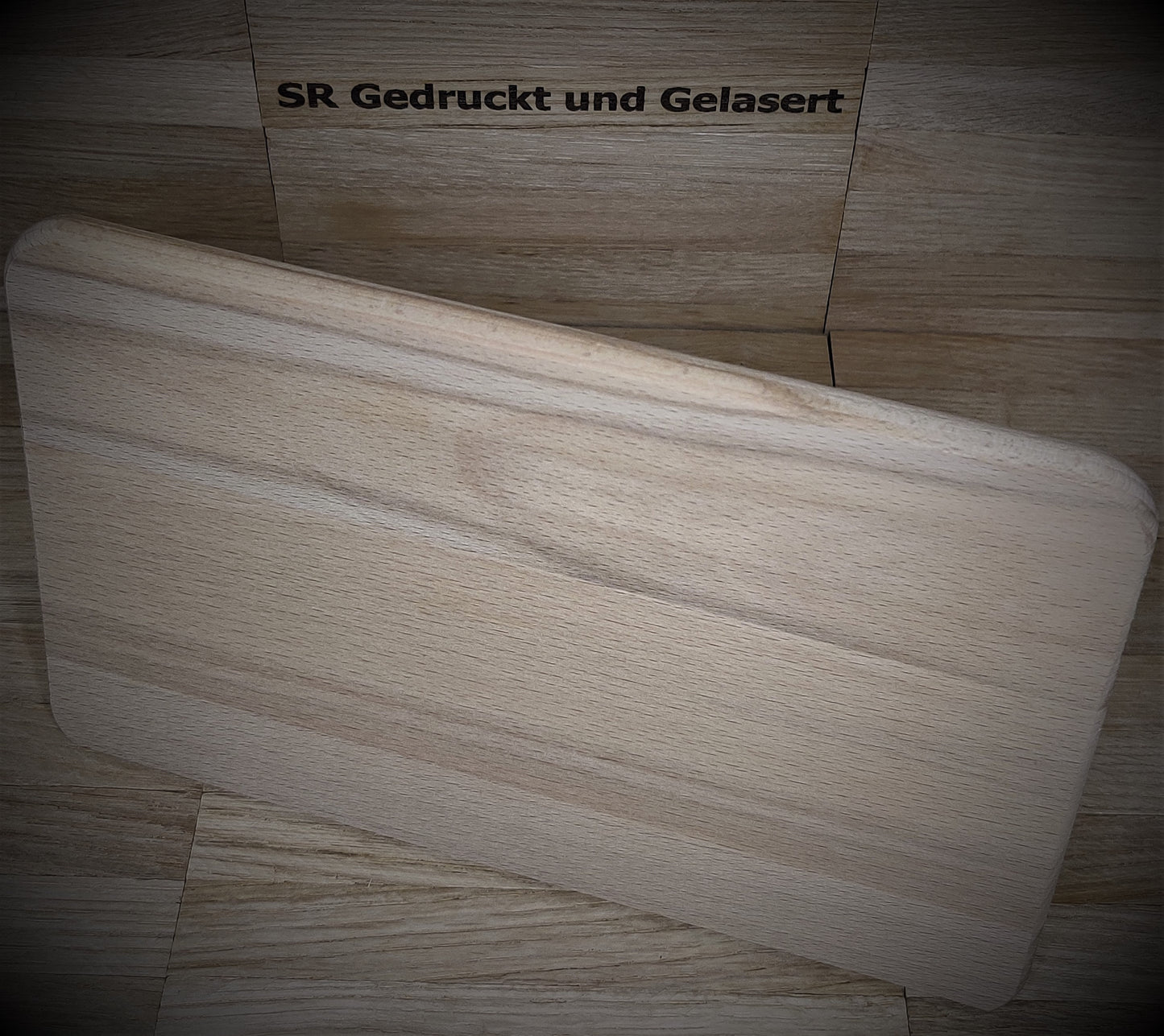 Frühstücksbrettchen Schneidebrett Vesper Brett 23 x 15 x 1 cm Buche mit Wunschgravur personalisiert Individuell perfektes Geschenk  Geschenk
