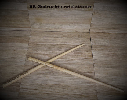 Chopsticks Essstäbchen 1 Paar aus Bambus 22 x 0,6 cm Stäbchen personalisiert Wunschgravur China Essen Food Sushi Geschenk