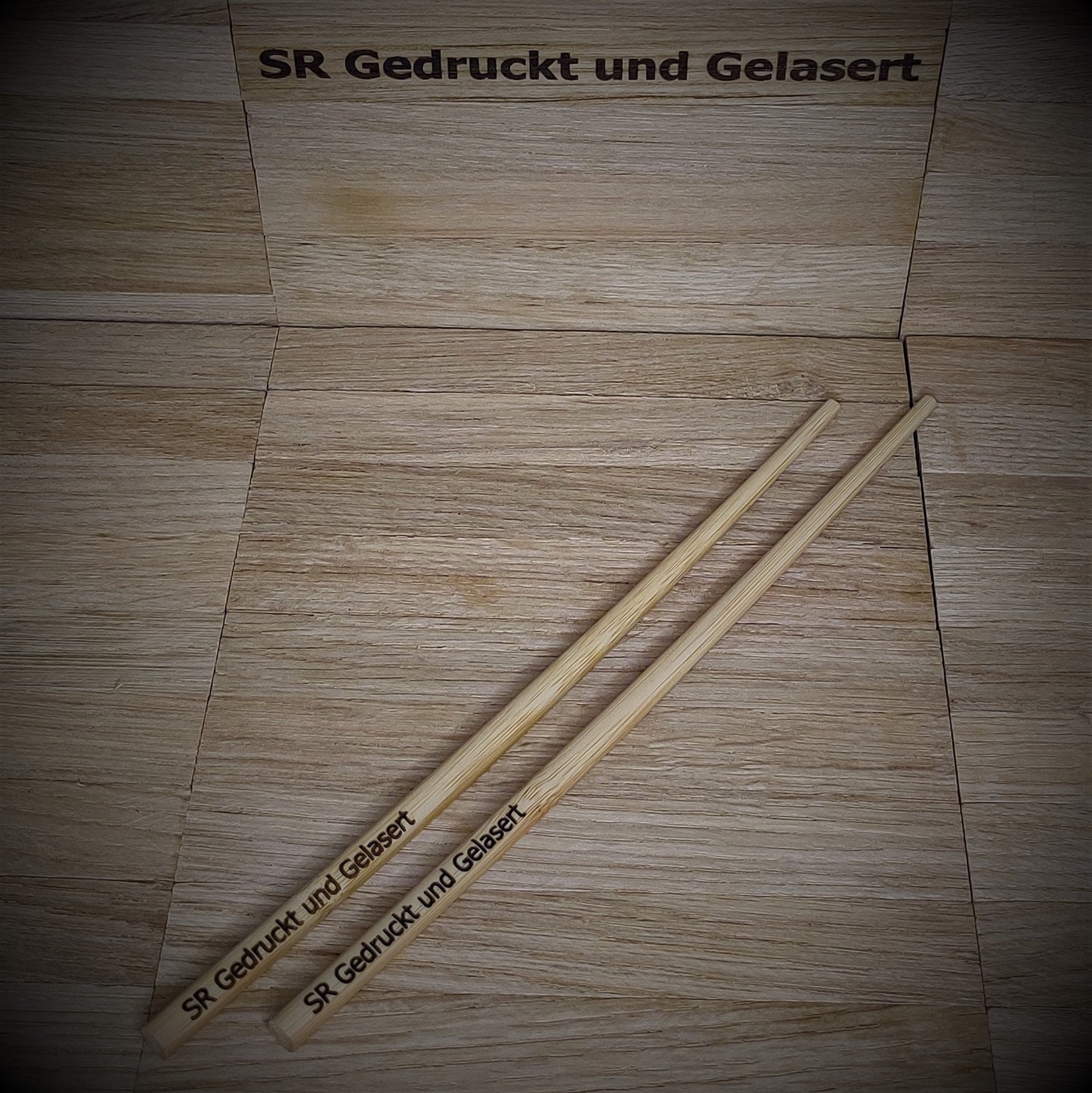 Chopsticks Essstäbchen 1 Paar aus Bambus 22 x 0,6 cm Stäbchen personalisiert Wunschgravur China Essen Food Sushi Geschenk