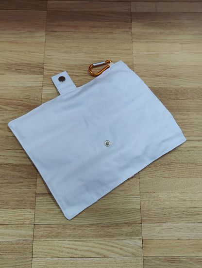 Reisebesteck Campingbesteck aus Bambus 8-teilig mit Stofftasche und Karabiner Wunschgravur individuelles Geschenk Geschenkidee Geschenk