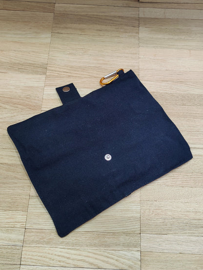 Reisebesteck Campingbesteck aus Bambus 8-teilig mit Stofftasche und Karabiner Wunschgravur individuelles Geschenk Geschenkidee Geschenk