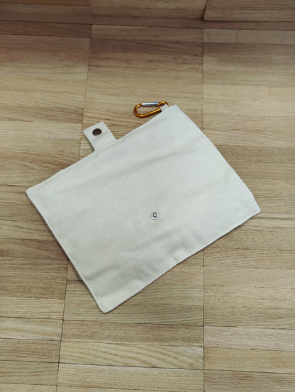 Reisebesteck Campingbesteck aus Bambus 8-teilig mit Stofftasche und Karabiner Wunschgravur individuelles Geschenk Geschenkidee Geschenk