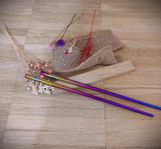1 Paar Essstäbchen 2 Stück Chinesische Stäbchen Chopsticks Edelstahl mit Gravur Wunschgravur 23cm versch. Farben  Geschenk