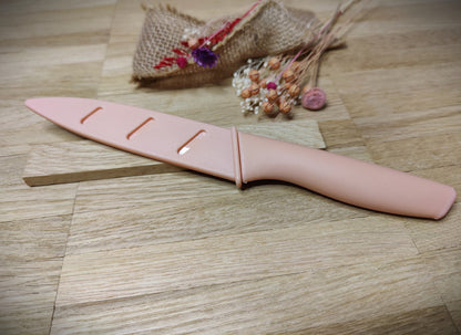 Allzweckmesser Messer Küchenmesser mit individueller Gravur 12,5 cm Klinge 2 Farben zur Wahl  Geschenk