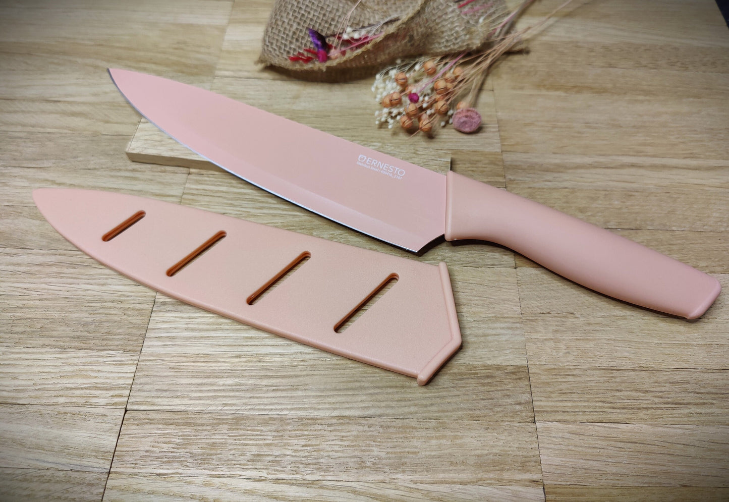 Kochmesser Messer Küchenmesser mit individueller Gravur 20 cm Klinge 3 Farben zur Wahl  Geschenk
