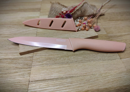 Allzweckmesser Messer Küchenmesser mit individueller Gravur 12,5 cm Klinge 2 Farben zur Wahl  Geschenk