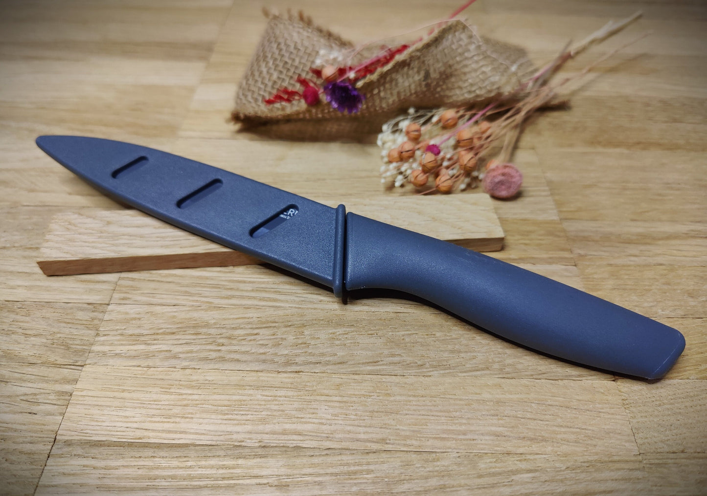 Allzweckmesser Messer Küchenmesser mit individueller Gravur 12,5 cm Klinge 2 Farben zur Wahl  Geschenk
