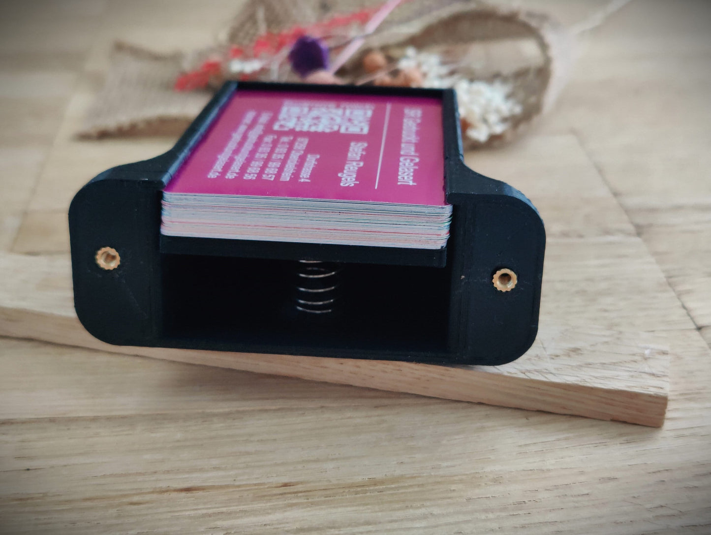 Magazin Visitenkarten Aluminium Jig für Faserlaser Geschenk