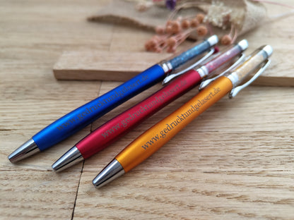2 in 1 Kugelschreiber personalisiert mit Touchpen individueller Gravur Gastgeschenk Geschenk 3 Farben zur Wahl