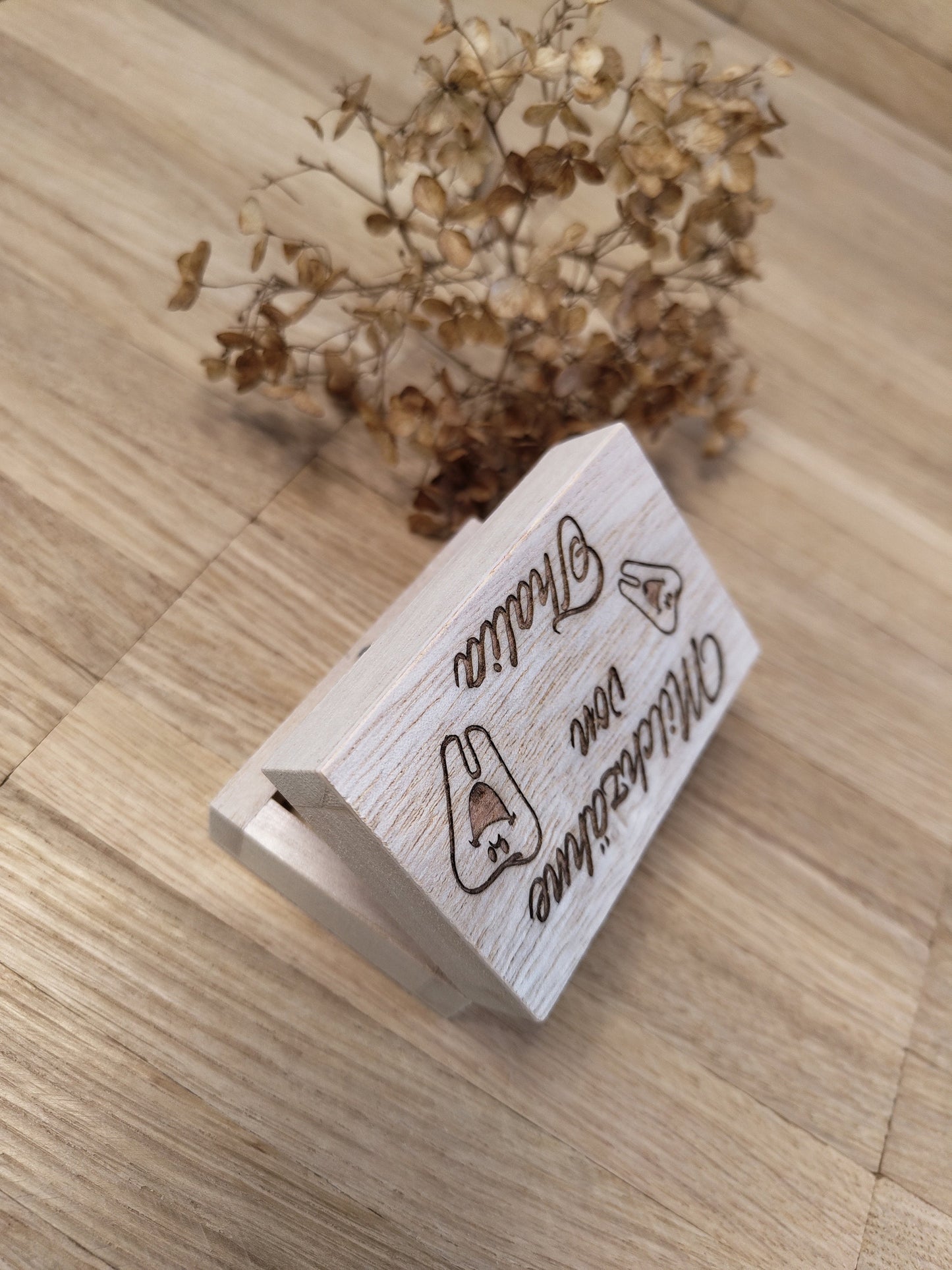 Milchzahndose personalisiert Truhe Box aus Holz mit Wunschgravur individuelles Geschenk Geschenkidee Geschenk