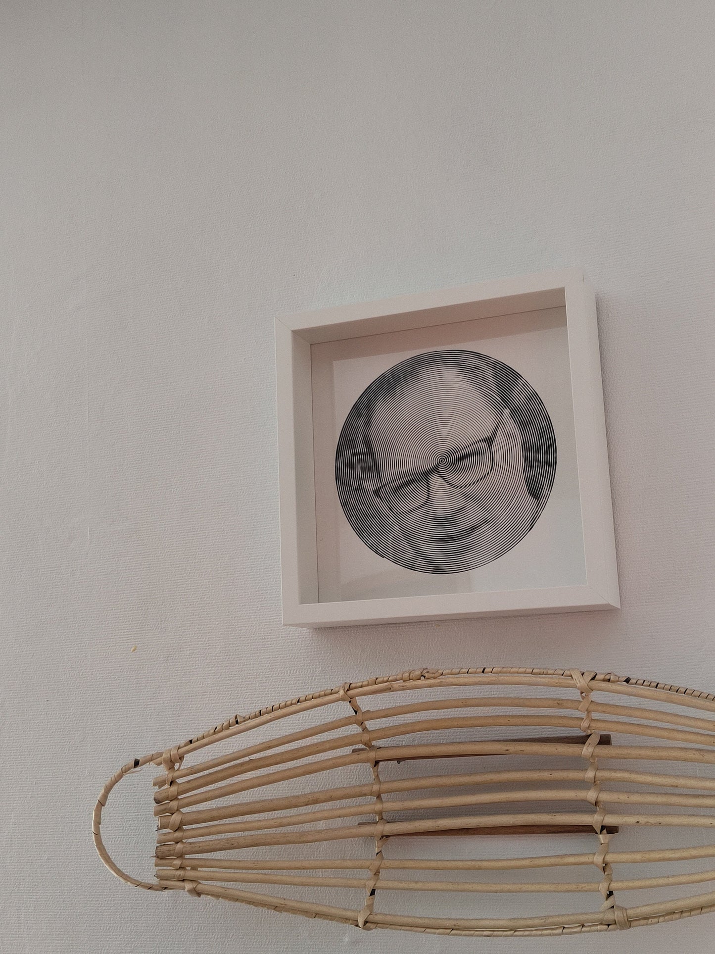 Spiralbild personalisiert inkl. Rahmen Foto Geschenk Geschenkidee