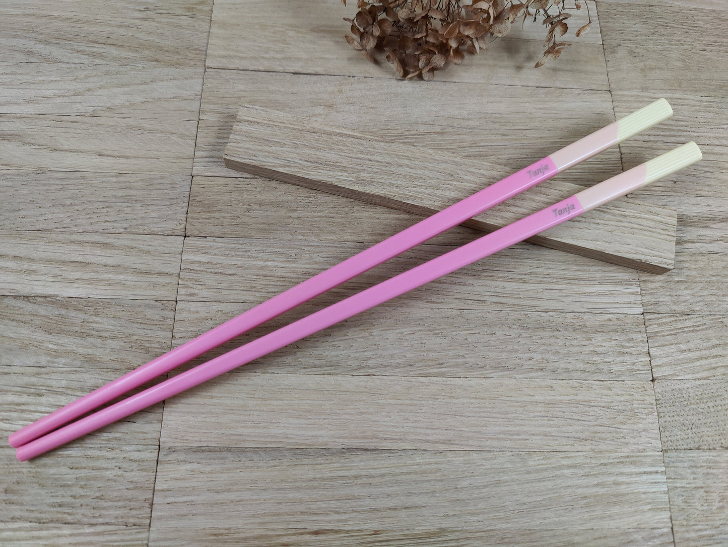 Chopsticks personalisiert mit Motiv 5 Farben zur Wahl Chinesische Stäbchen mit Wunschgravur 24 cm Geschenk