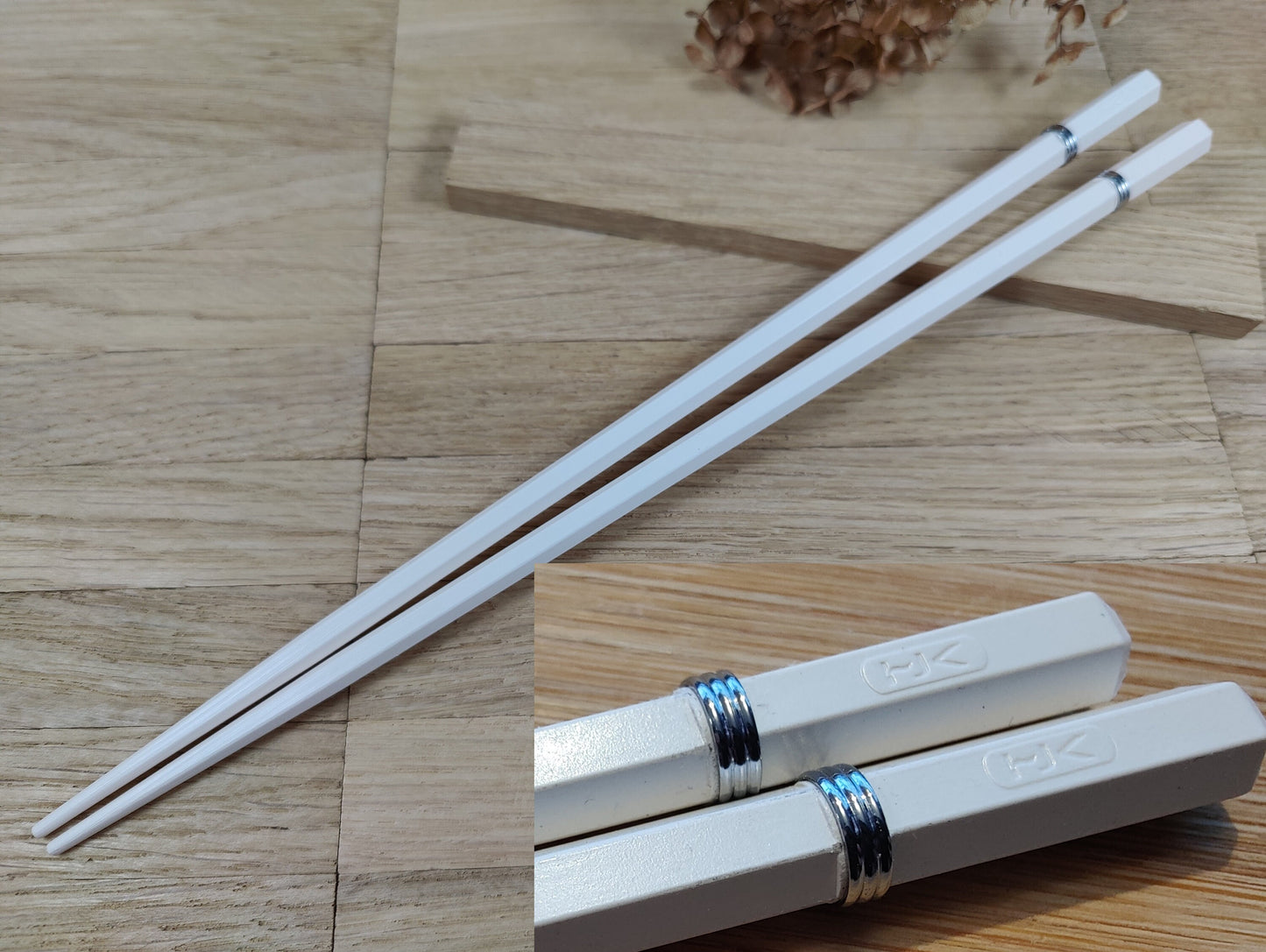 Chopsticks personalisiert weiß mit Verzierungen 5 Modelle zur Wahl Chinesische Stäbchen mit Wunschgravur 24 cm Geschenk