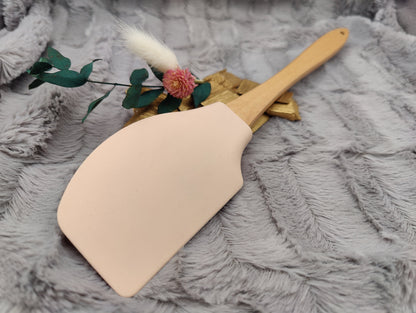 Teigschaber Silikonspatel XXXL Hase Ostern  backen kochen personalisiert ca. 31 cm lang mit Wunschgravur Geschenk Küchenhelfer