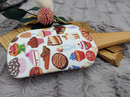 Teigschaber Silikonspatel personalisiert Cupcake Torte Muffins  backen, kochen ca. 25 cm lang mit Wunschgravur personalisiert Geschenk
