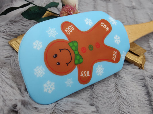 Silikonspatel XXXL personalisiert Keks blau Weihnachten Teigschaber backen kochen ca. 31 cm lang mit Wunschgravur Geschenk Küchenhelfer
