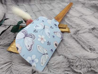 Teigschaber Silikonspatel XXXL personalisiert Schmetterling Butterfly backen kochen ca. 31 cm lang mit Wunschgravur Geschenk Küchenhelfer