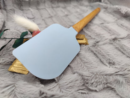 Teigschaber Silikonspatel XXXL personalisiert Schmetterling Butterfly backen kochen ca. 31 cm lang mit Wunschgravur Geschenk Küchenhelfer