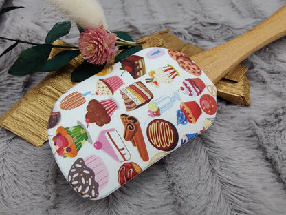 Teigschaber Silikonspatel personalisiert Cupcake Torte Muffins  backen, kochen ca. 25 cm lang mit Wunschgravur personalisiert Geschenk
