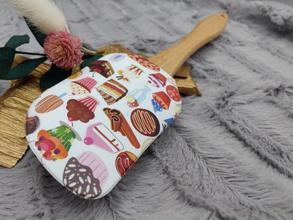 Teigschaber Silikonspatel personalisiert Cupcake Torte Muffins  backen, kochen ca. 25 cm lang mit Wunschgravur personalisiert Geschenk