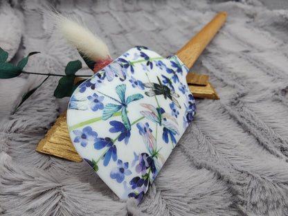 Teigschaber Silikonspatel XXXL personalisiert Libelle  backen kochen ca. 31 cm lang mit Wunschgravur Geschenk Küchenhelfer
