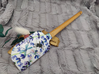 Teigschaber Silikonspatel XXXL personalisiert Libelle  backen kochen ca. 31 cm lang mit Wunschgravur Geschenk Küchenhelfer