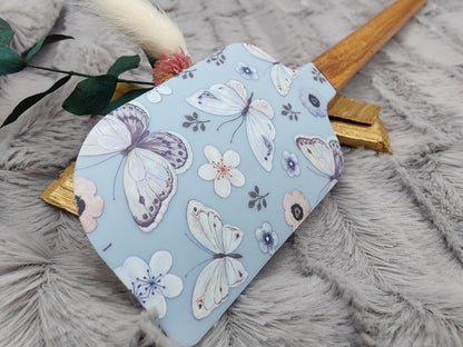 Teigschaber Silikonspatel XXXL personalisiert Schmetterling Butterfly backen kochen ca. 31 cm lang mit Wunschgravur Geschenk Küchenhelfer