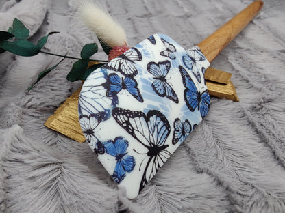 Teigschaber Silikonspatel XXXL personalisiert Schmetterling  backen kochen ca. 31 cm lang mit Wunschgravur Geschenk Küchenhelfer
