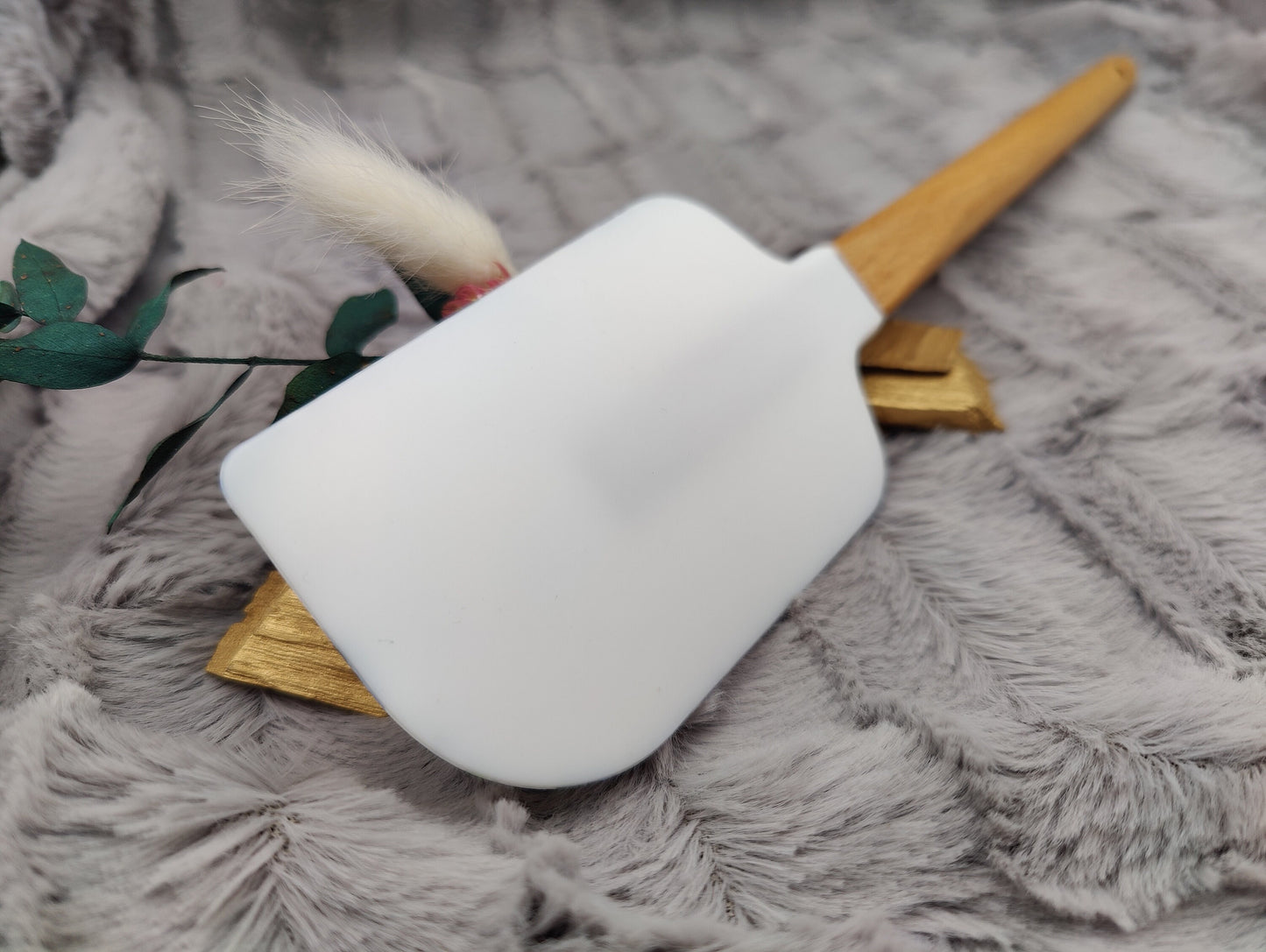 Teigschaber Silikonspatel XXXL personalisiert Schmetterling  backen kochen ca. 31 cm lang mit Wunschgravur Geschenk Küchenhelfer