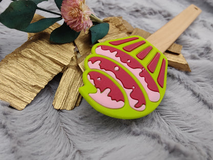 Teigschaber Silikonspatel Muffin Cupcake grün  backen, kochen ca. 22,5 cm lang mit Wunschgravur personalisiert Geschenk