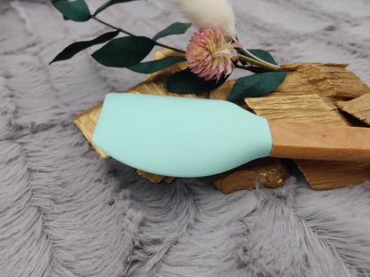 Teigschaber Silikonspatel Spatel mint  backen, kochen uvm. ca. 21 cm lang mit Wunschgravur personalisiert  Geschenk