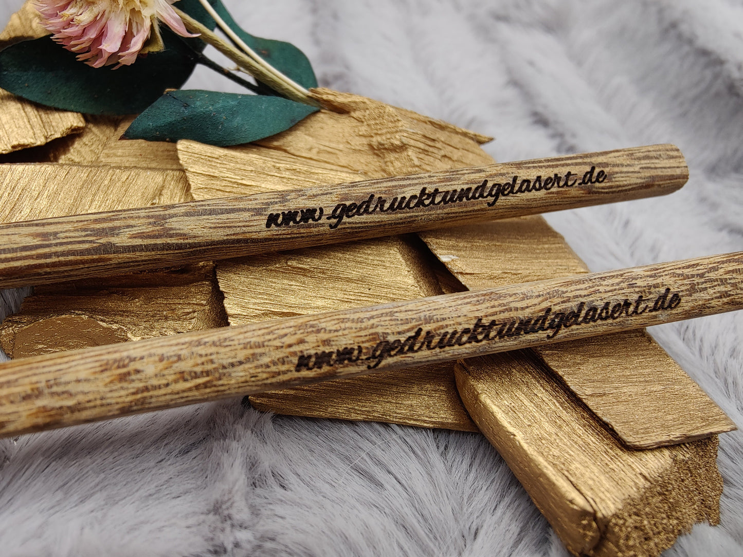 2 Chopsticks personalisiert Holz 1 Paar mit Wunschgravur 25 cm Geschenk Essstäbchen