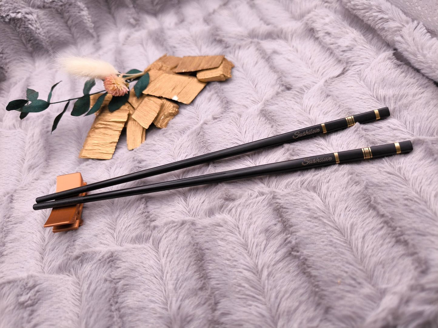 1 Paar Chopsticks personalisiert 2 Stück Essstäbchen mit Gravur 24 cm Geschenk Wunschgavur