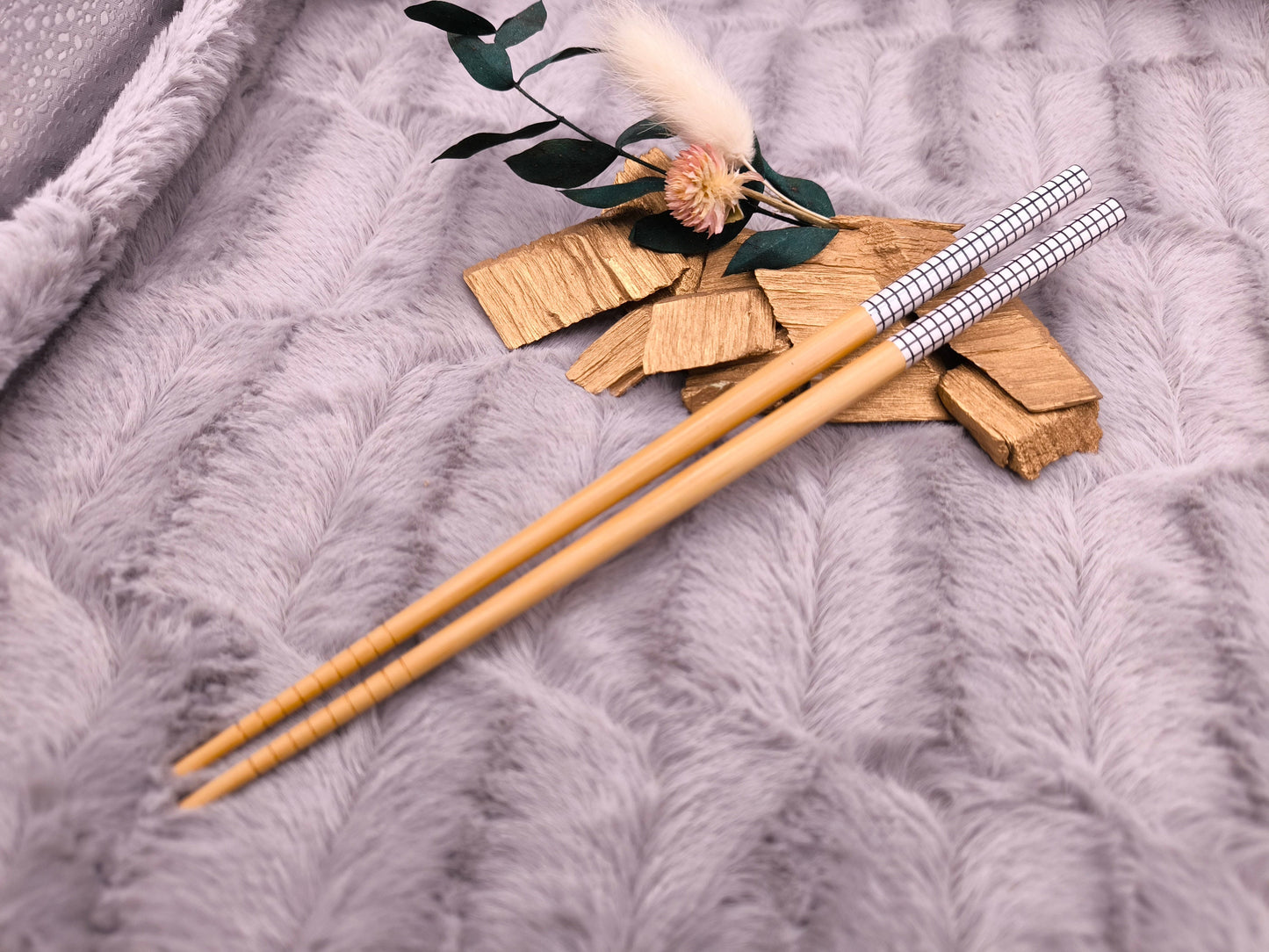 2 Chopsticks personalisiert Essstäbchen 1 Paar Bambus 22,5 cm 5 Motive Wunschgravur China Essen Food Sushi Geschenk