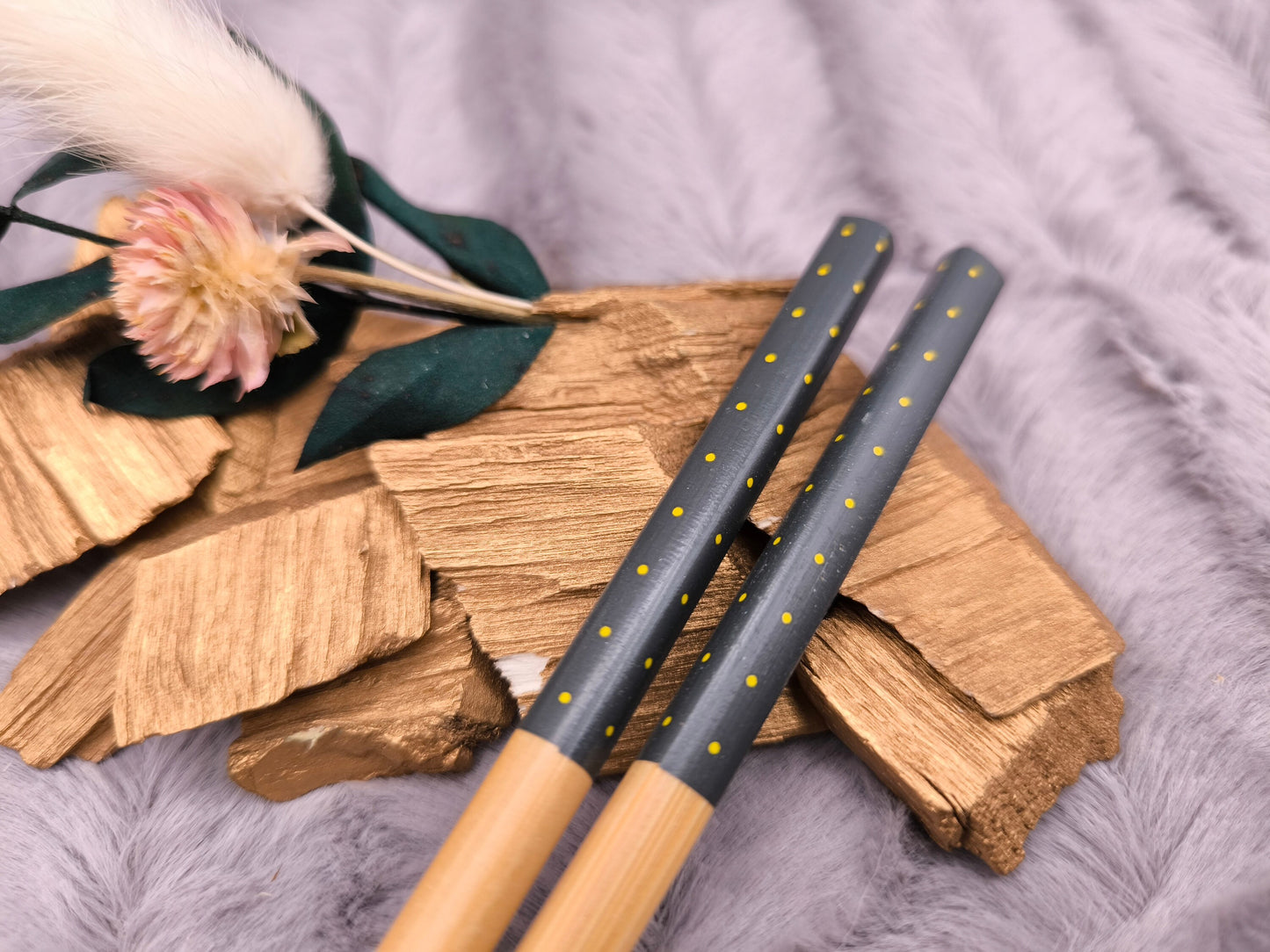 Personalisierte Essstäbchen mit Gravur | Bambus Chopsticks mit Name | Inkl. Gratis 3D-Druck Halter | Geschenkidee Sushi Fans & Asia Küche