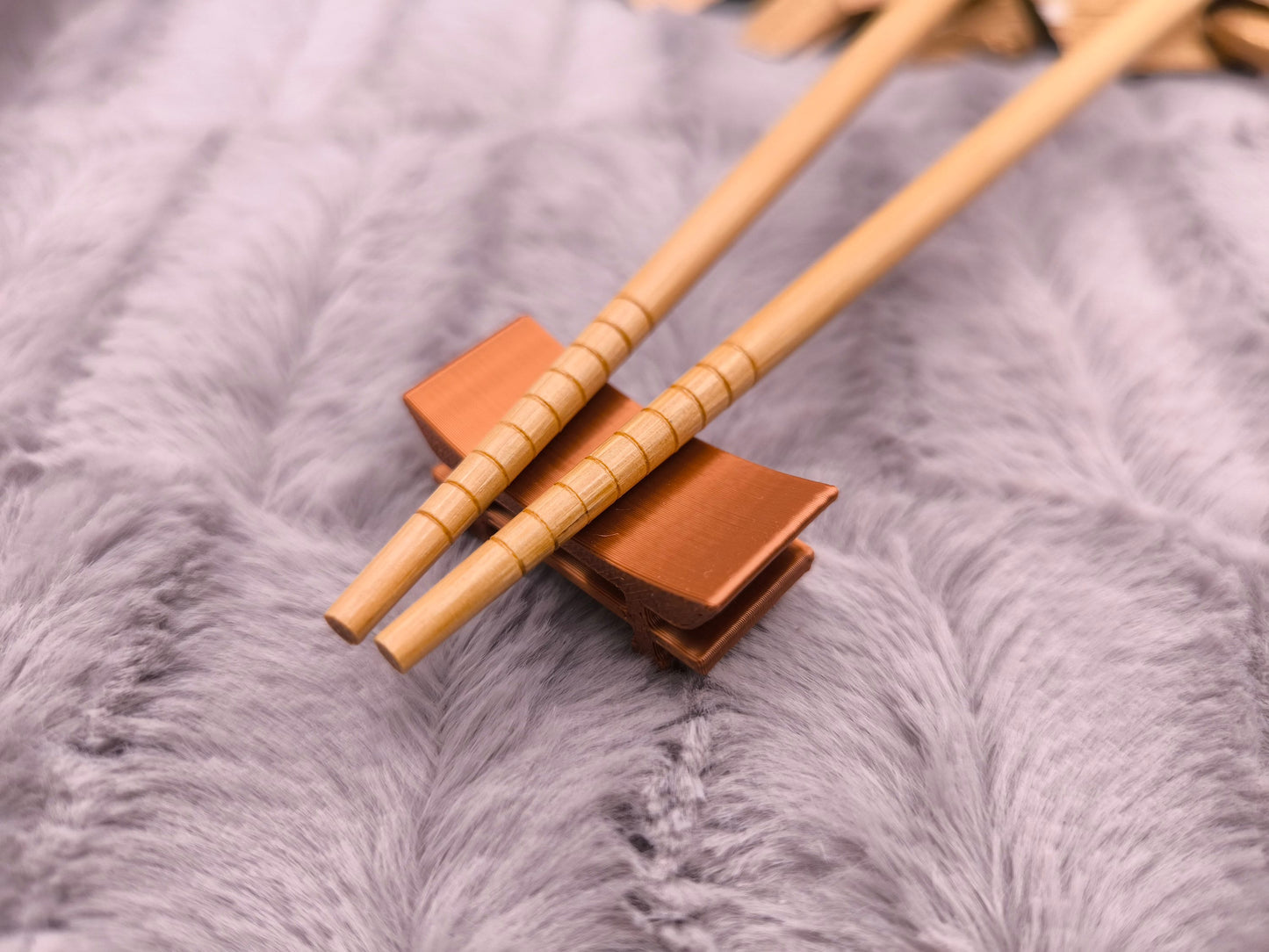 2 Chopsticks personalisiert Fisch Essstäbchen 1 Paar Bambus 22,5 cm Wunschgravur China Essen Food Sushi Geschenk