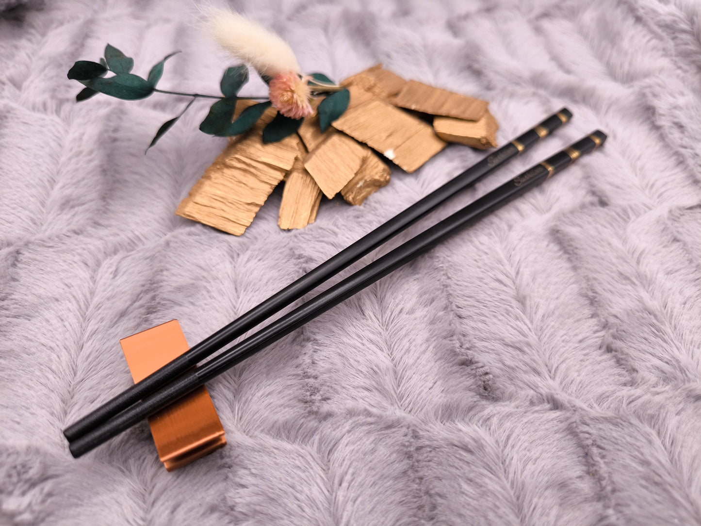 1 Paar Chopsticks personalisiert 2 Stück Essstäbchen mit Gravur 24 cm Geschenk Wunschgavur