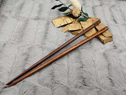 2 Chopsticks personalisiert Essstäbchen 1 Paar 22,5 cm 5 Holzarten Wunschgravur China Essen Food Sushi Geschenk