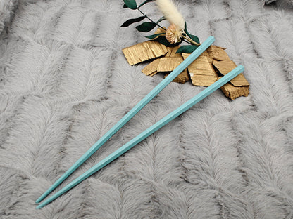 Chopsticks personalisiert Pastell 5 Farben zur Wahl Essstäbchen mit Wunschgravur 23 cm Geschenk