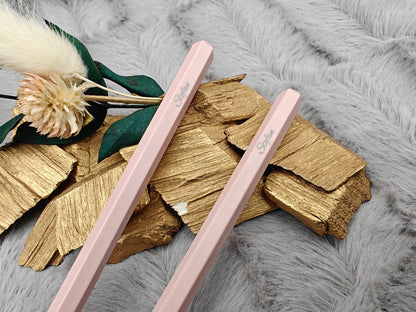 Chopsticks personalisiert Pastell 5 Farben zur Wahl Essstäbchen mit Wunschgravur 23 cm Geschenk