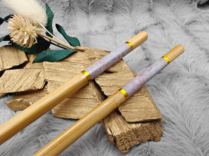 2 Chopsticks personalisiert Holz Essstäbchen 1 Paar 24 cm 5 verschiedene Muster Wunschgravur China Essen Sushi Geschenk