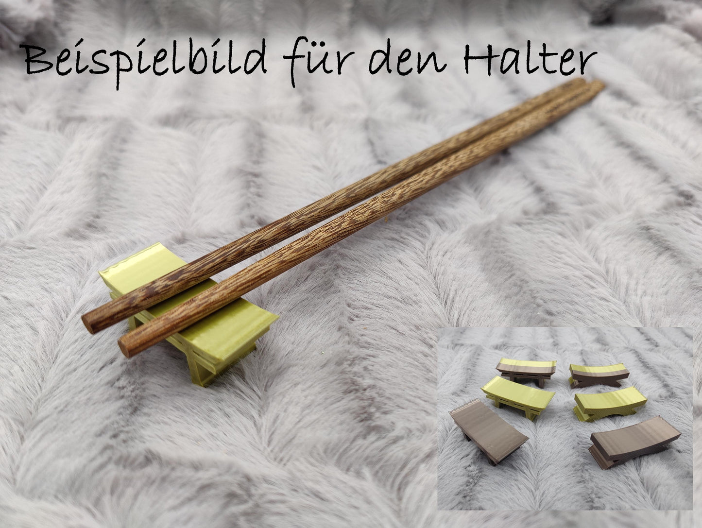 2 Chopsticks personalisiert Holz Essstäbchen 1 Paar 24 cm 5 verschiedene Muster Wunschgravur China Essen Sushi Geschenk