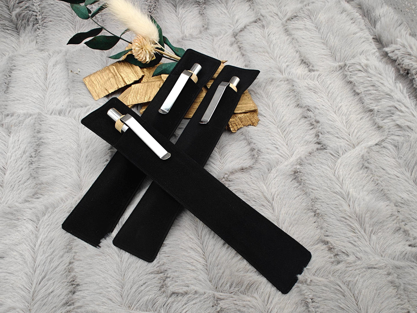 Kugelschreiber personalisiert aus Bambus mit Gravur schwarz Kuli Stift Holz Gastgeschenk Geschenk Gift