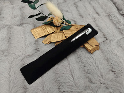 Kugelschreiber personalisiert mit Touchpen weiß aus Aluminium mit Gravur Kuli Stift Holz Gastgeschenk Geschenk