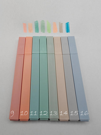 Stift Highlighter zum markieren von Text in 16 verschiedenen Farben personalisiert mit Gravur