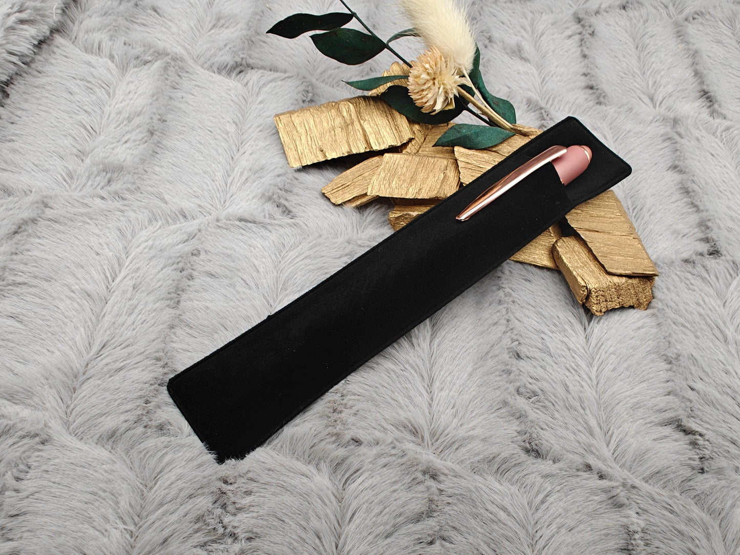 Kugelschreiber personalisiert mit Touchpen B-Ware rosegold aus Aluminium mit Gravur Kuli Stift Holz Gastgeschenk Geschenk schwarz