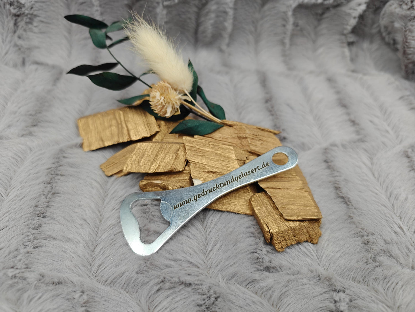Flaschenöffner Schlüsselanhänger mit Wunschgravur individueller Gravur Geschenk Geschenkidee personalisiert